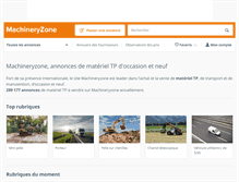 Tablet Screenshot of machineryzone.org