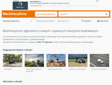 Tablet Screenshot of machineryzone.pl