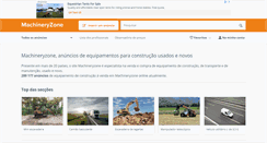 Desktop Screenshot of machineryzone.com.br